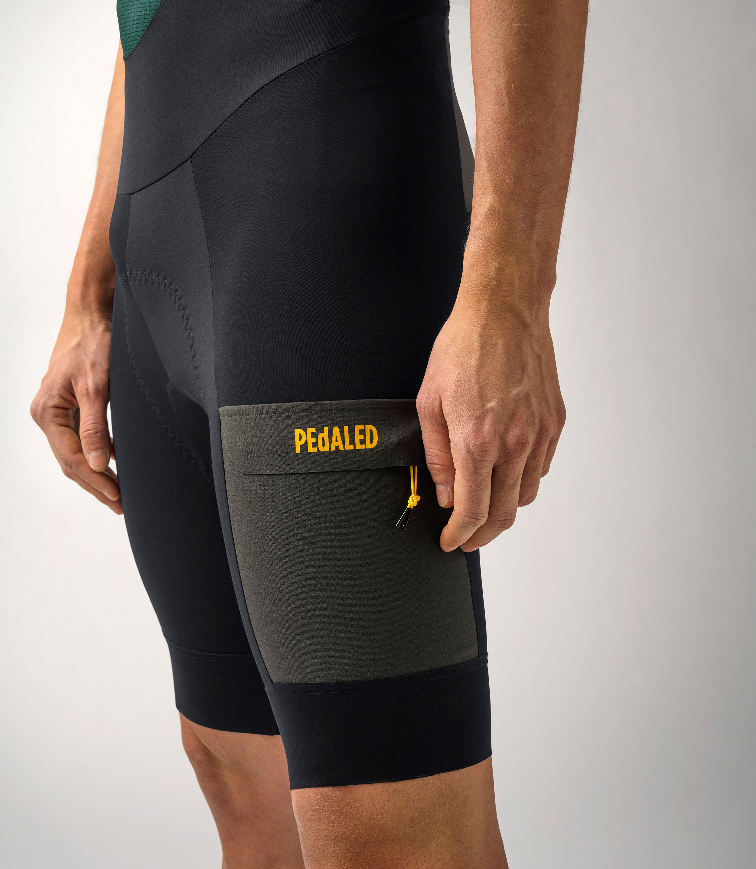 Summer Cycling Bib Shorts Black for Men | PEdALED