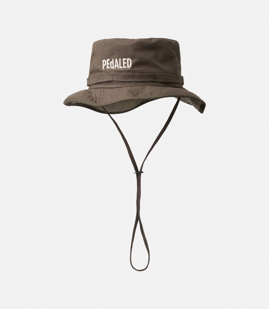 Cotton Desert Cap Green for Men - Front - Logo | PEdALED
