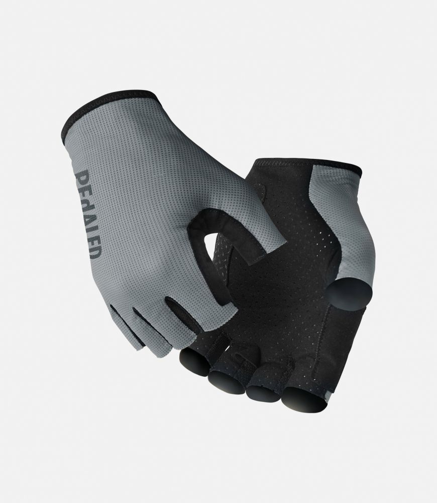 cycling gloves blue mirai pedaled
