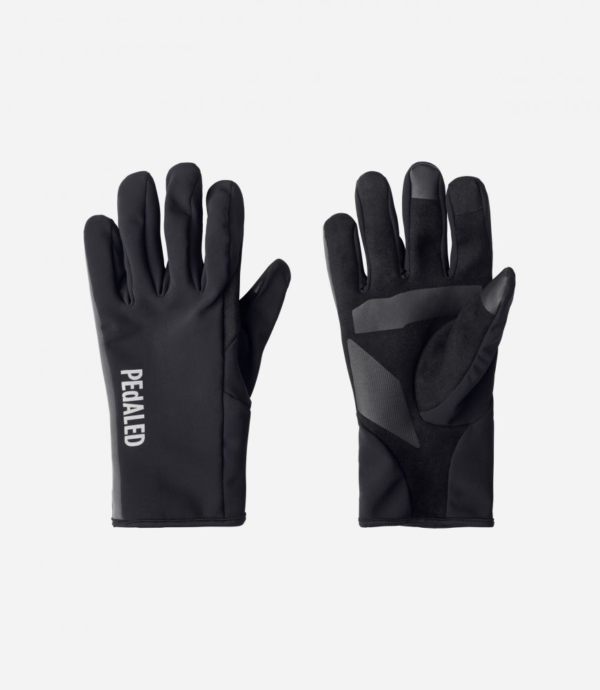 Cycling Alpha Gloves Black - Front - Element | PEdALED
