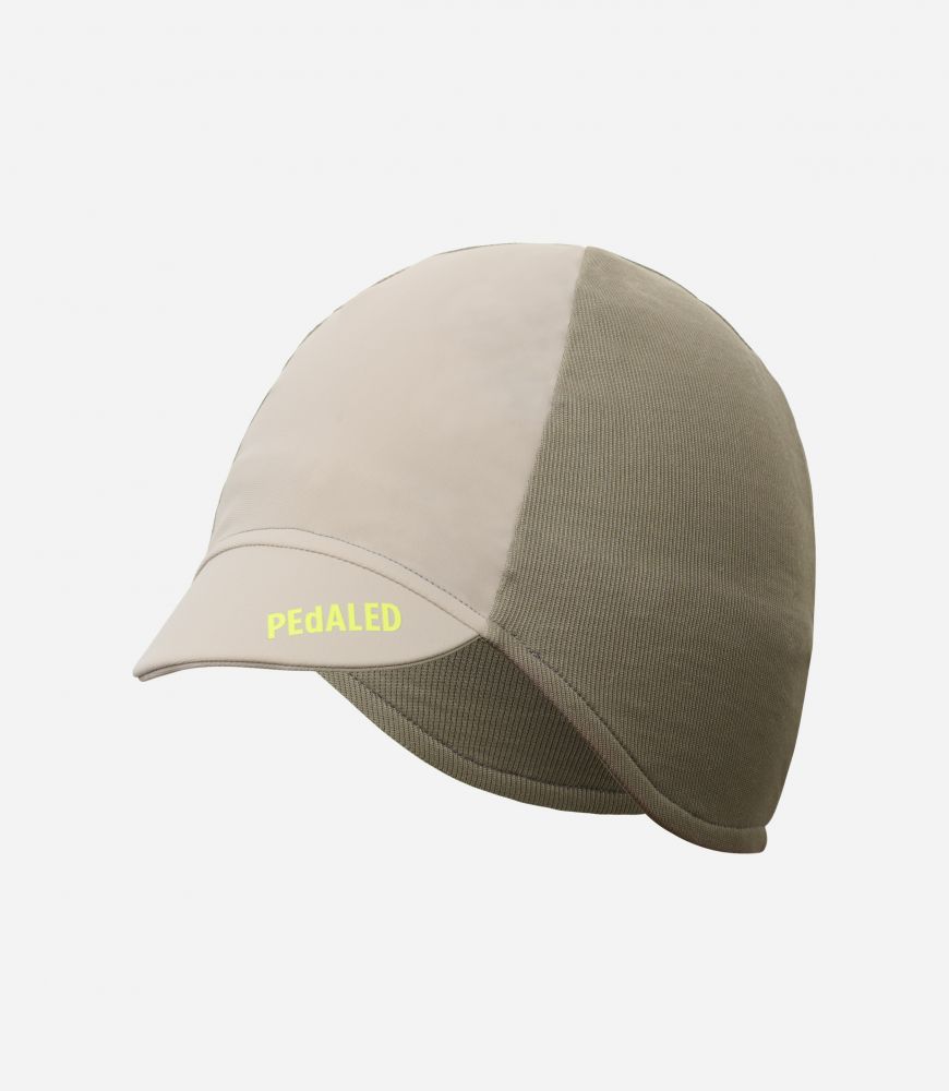 Cycling Merino Cap Grey - Front - Element | PEdALED
