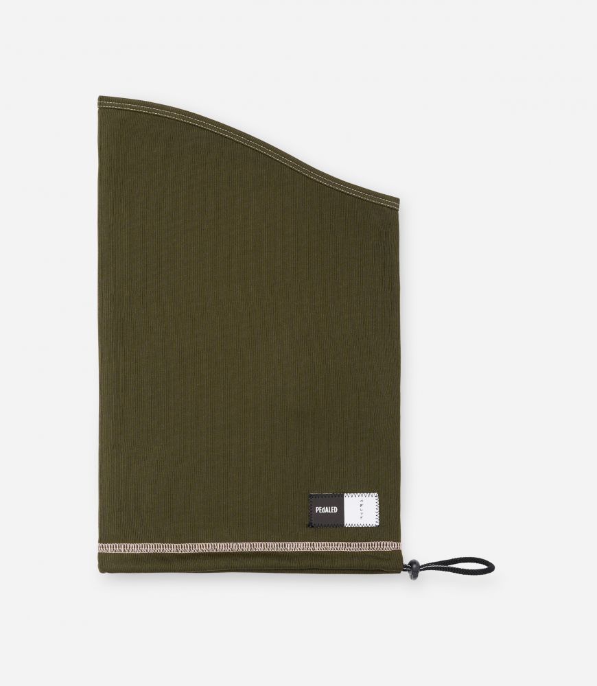 Cycling Merino Neck Warmer Green Element | PEdALED