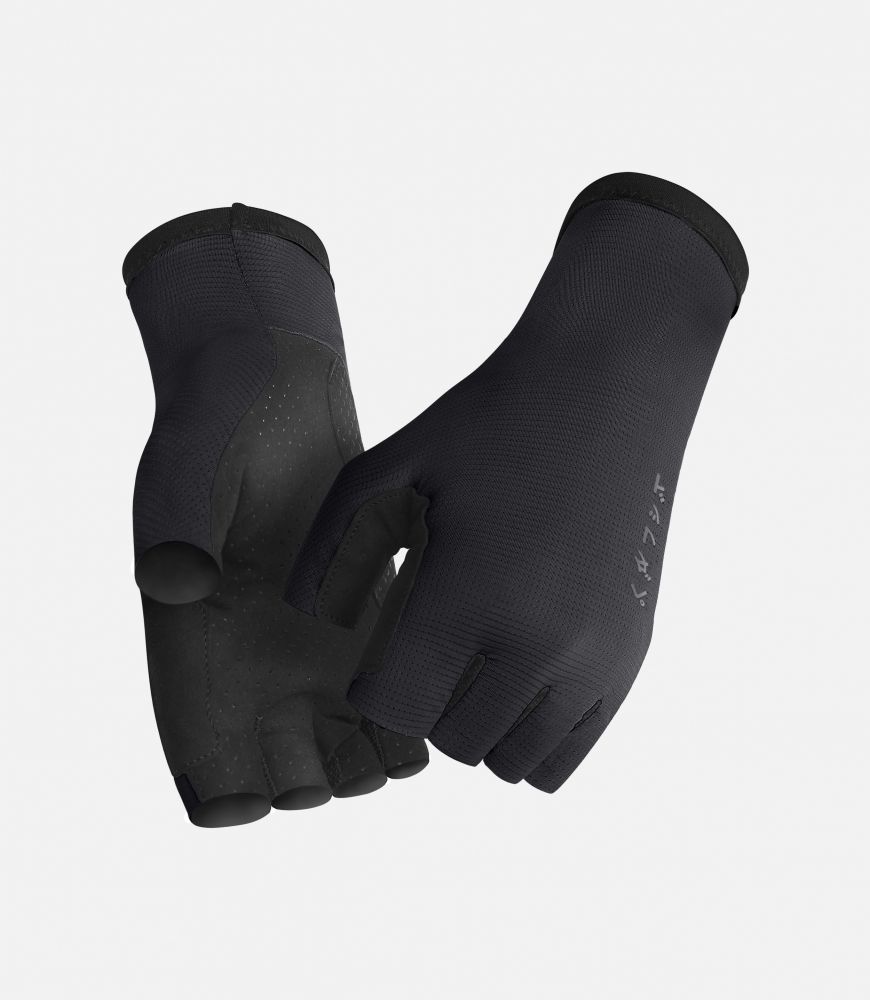 men cycling gloves black mirai pedaled