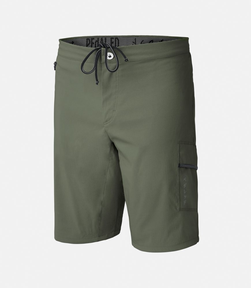 men gravel shorts forest green front jary pedaled