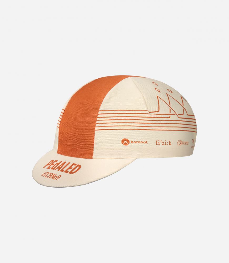 tcr cap 2023 off white front pedaled