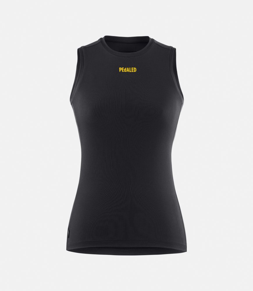 Cycling Base Layer Black for Women - Front - Odyssey | PEdALED
