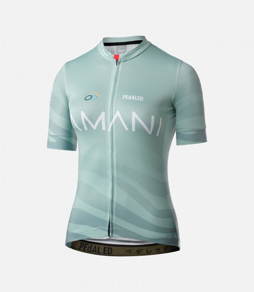 women cycling jersey amani front pedaled