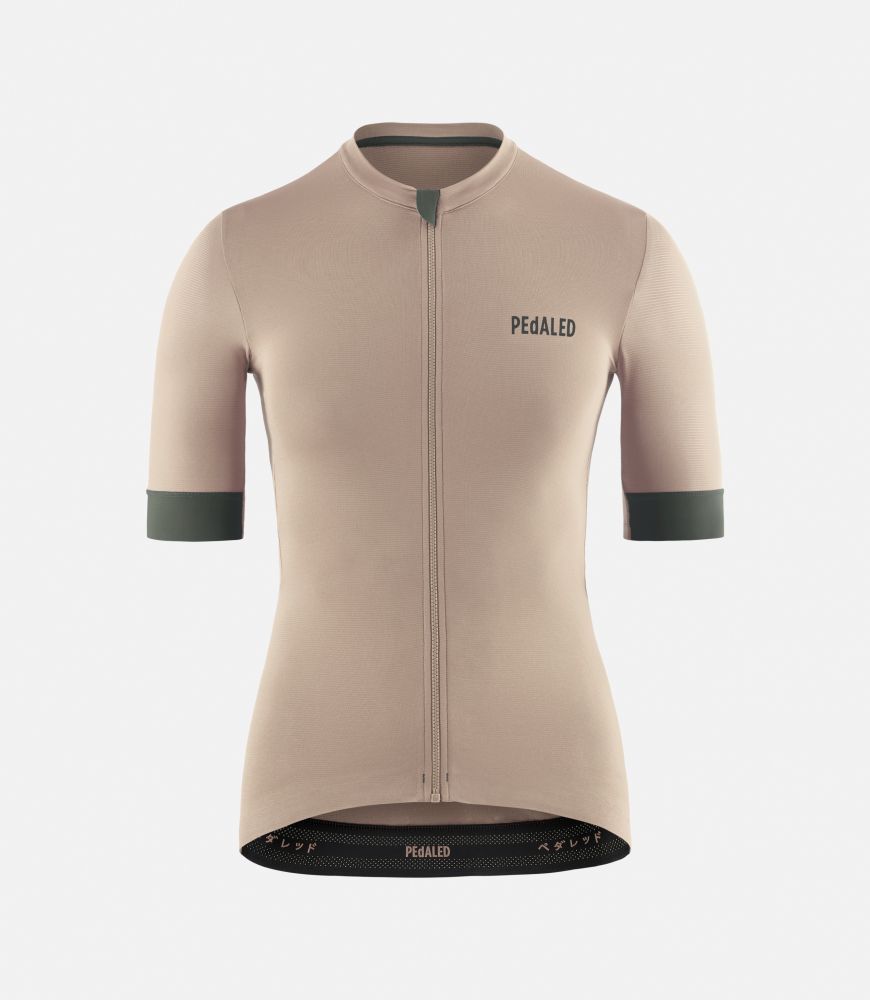 women cycling jersey desert essential front pedaled