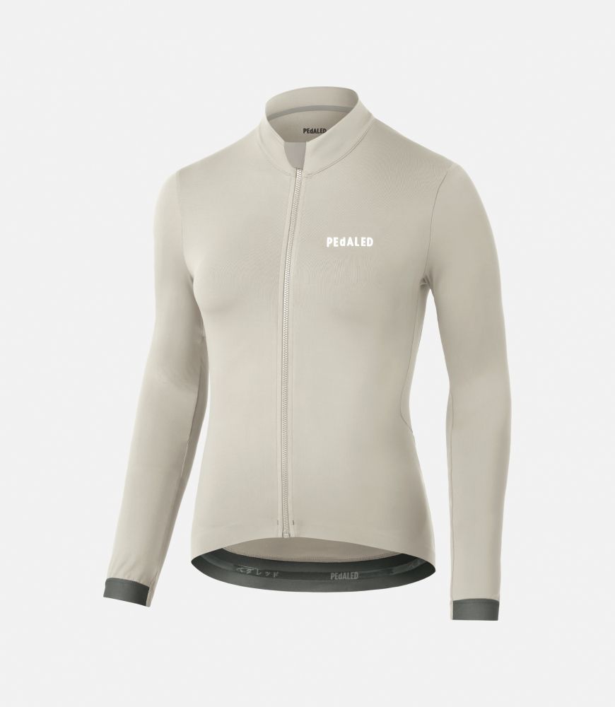 Cycling Jersey off white for Women - Front - Essential | PEdALED

