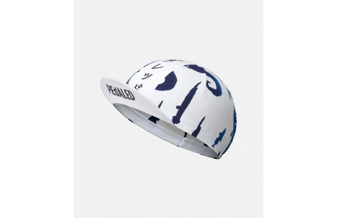 bandana japanese cycling cap blue front pedaled