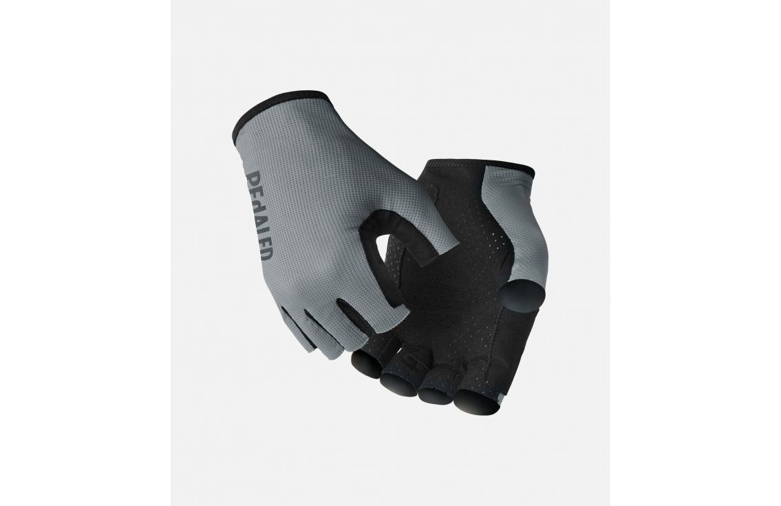 cycling gloves blue mirai pedaled