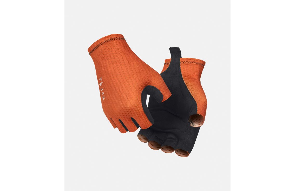 Cycling Gloves Orange Unisex - Right - Essential | PEdALED
