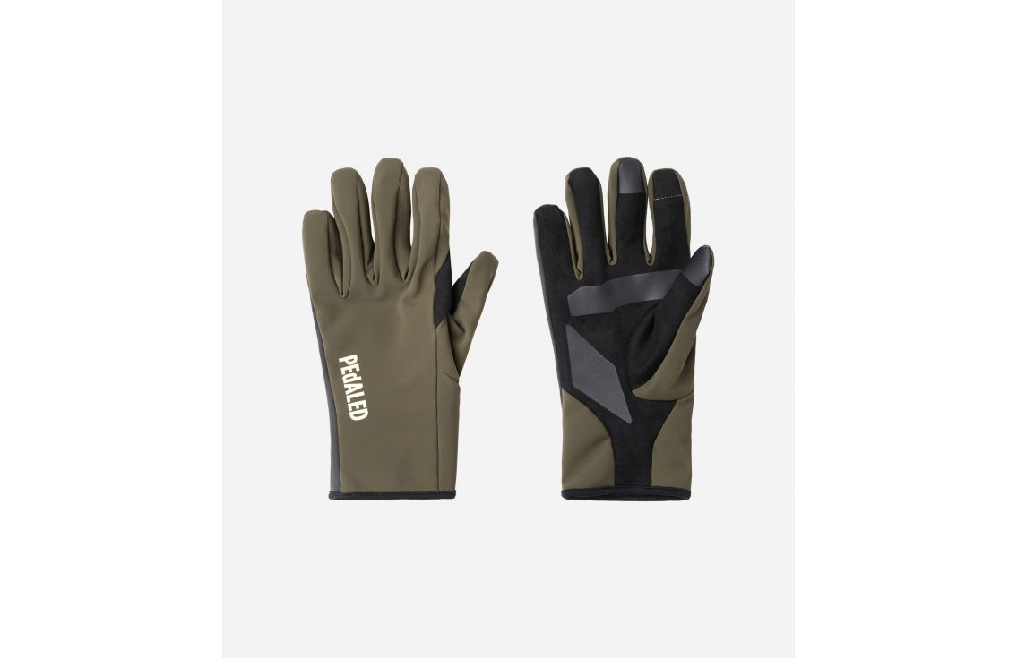 Cycling Alpha Gloves Green - Front - Element | PEdALED
