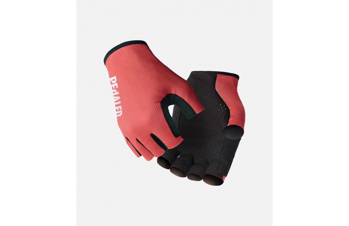 cycling gloves red mirai pedaled