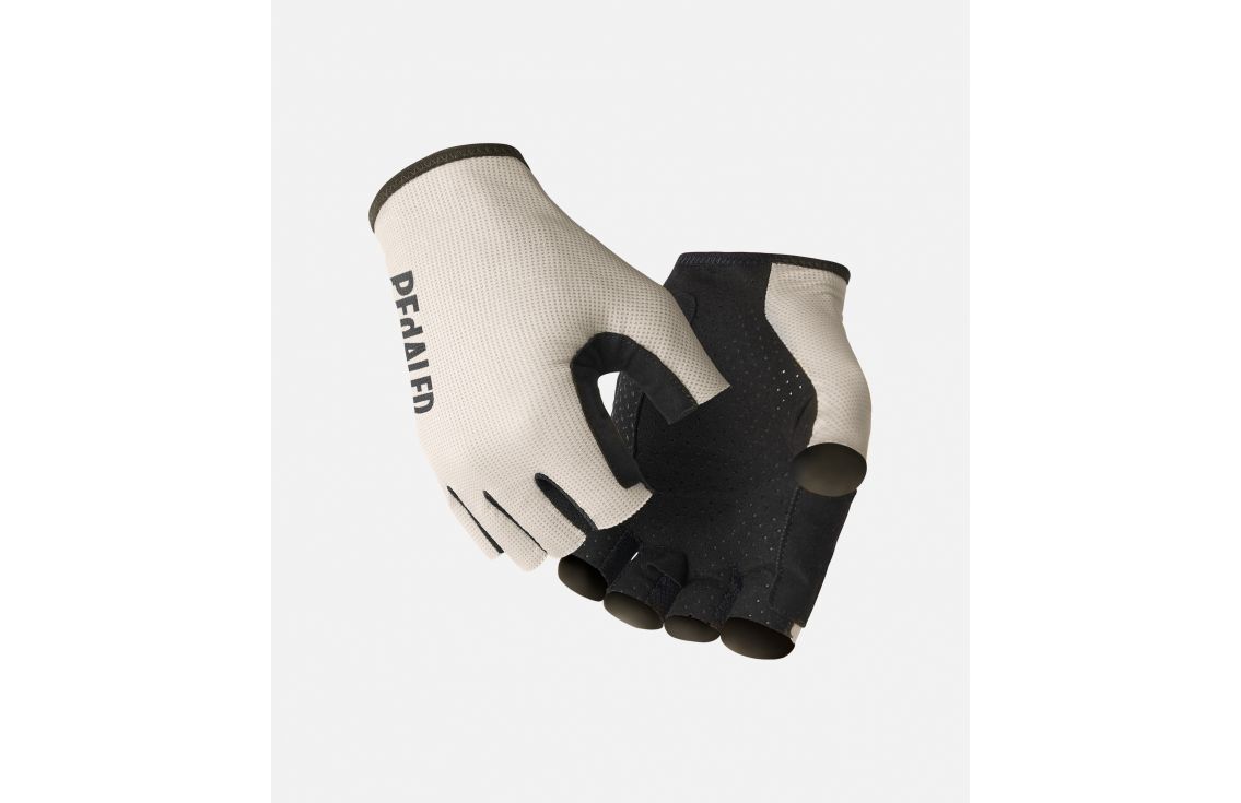cycling gloves white mirai pedaled