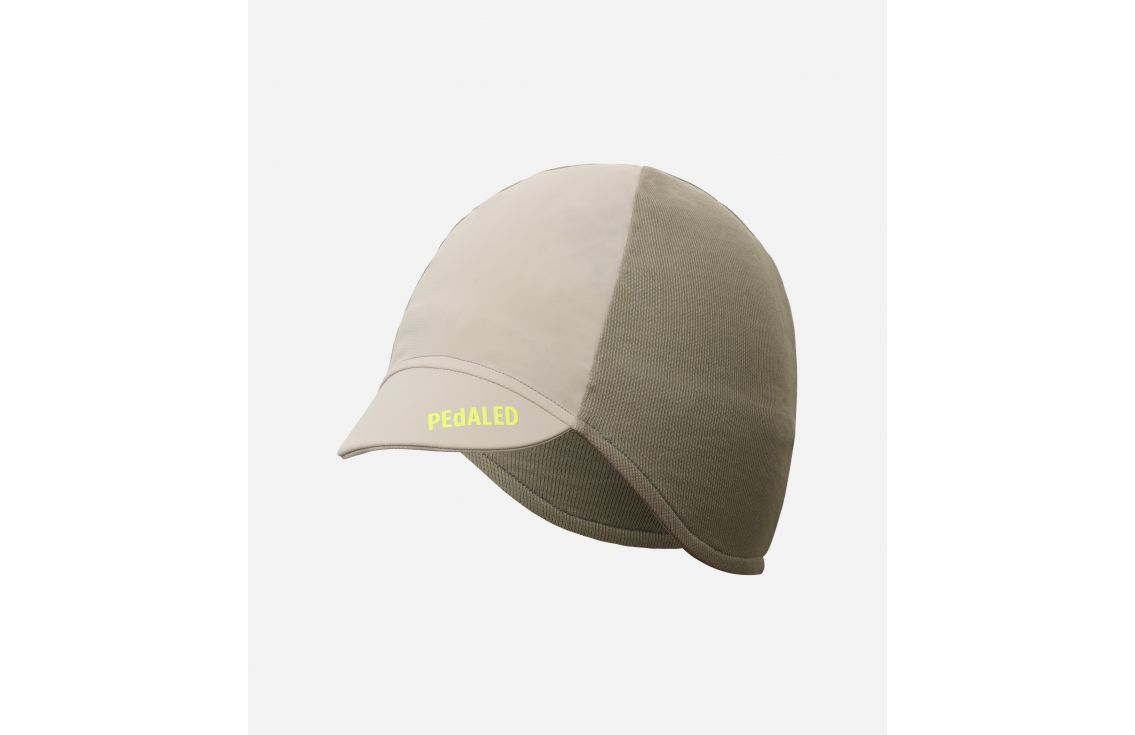 Cycling Merino Cap Grey - Front - Element | PEdALED
