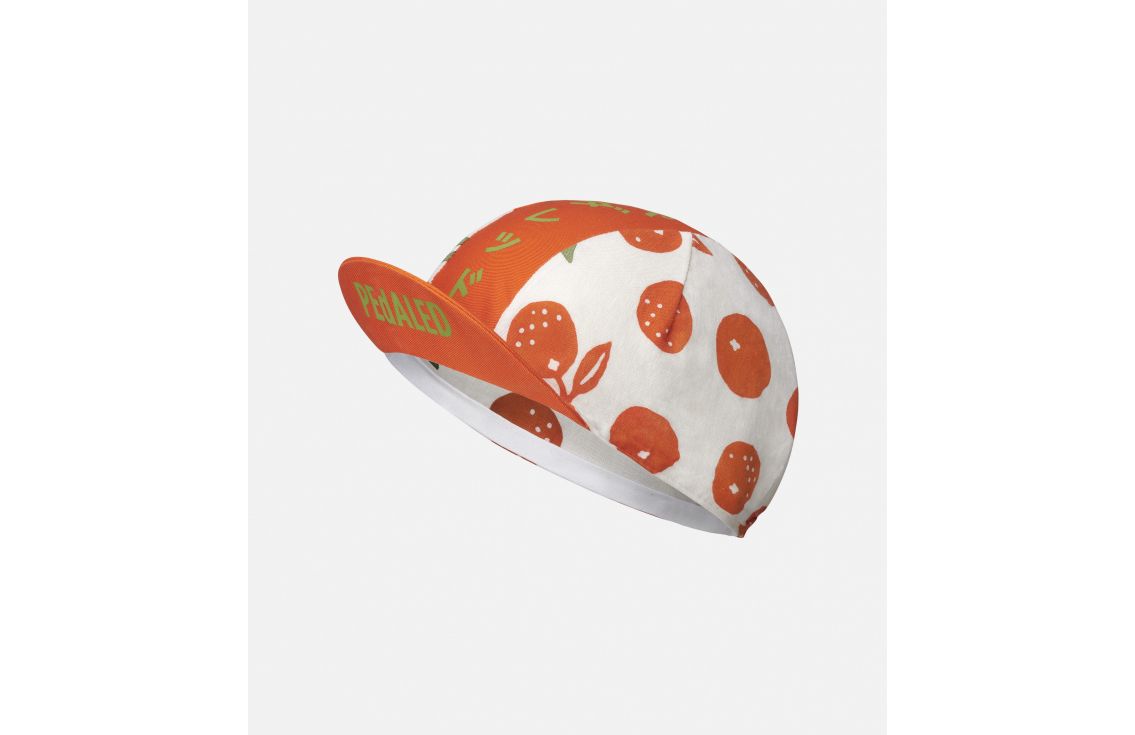 japanese bandana cycling cap orange front pedaled