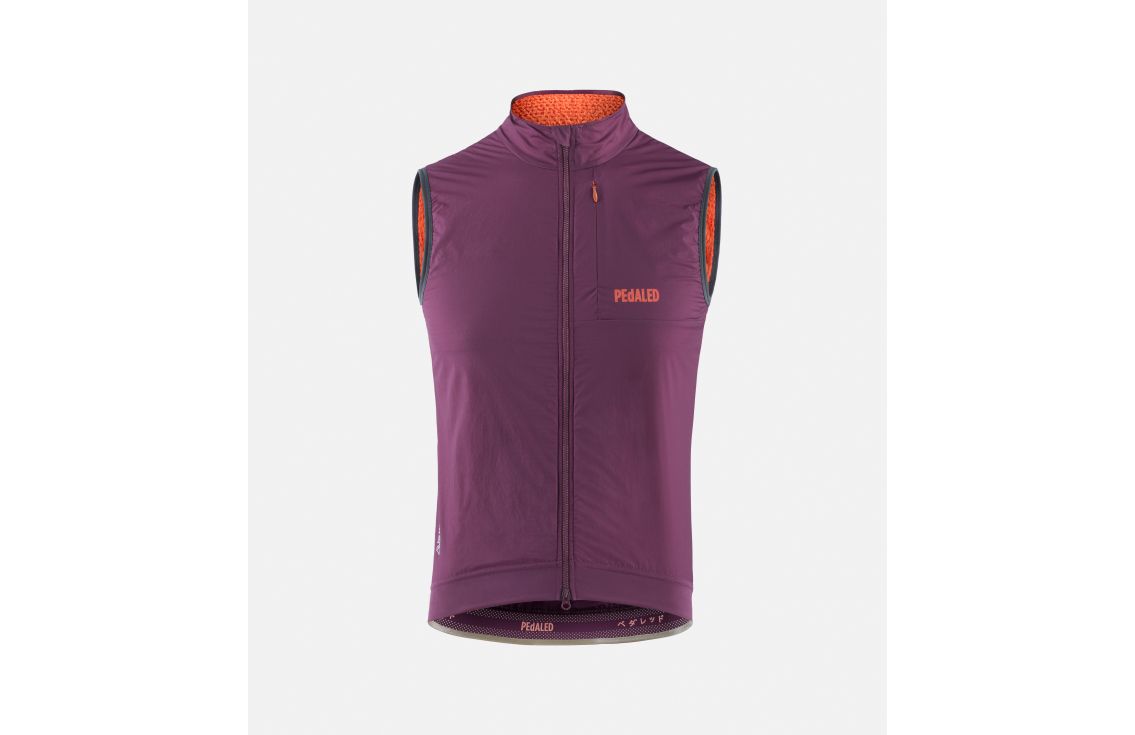 Cycling Alpha Vest Purple for Men - Front - Odyssey | PEdALED
