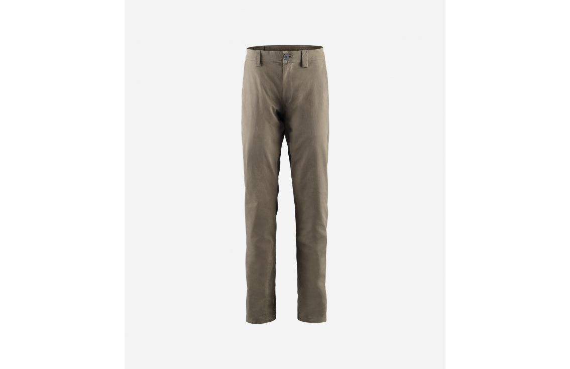 Cycling Cotton Pants Green for Men - Front - Lifewear | PEdALED
