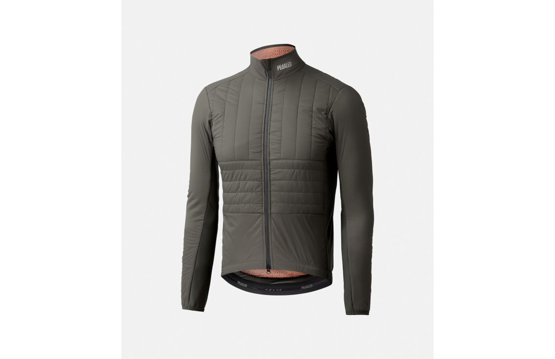 Cycling Jacket Alpha Grey for Men - Front - Odyssey | PEdALED
