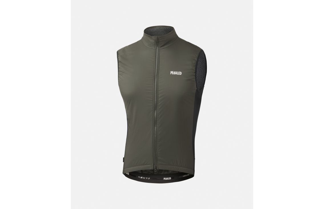 Cycling Jacket Grey for Men - Front - Essential | PEdALED
