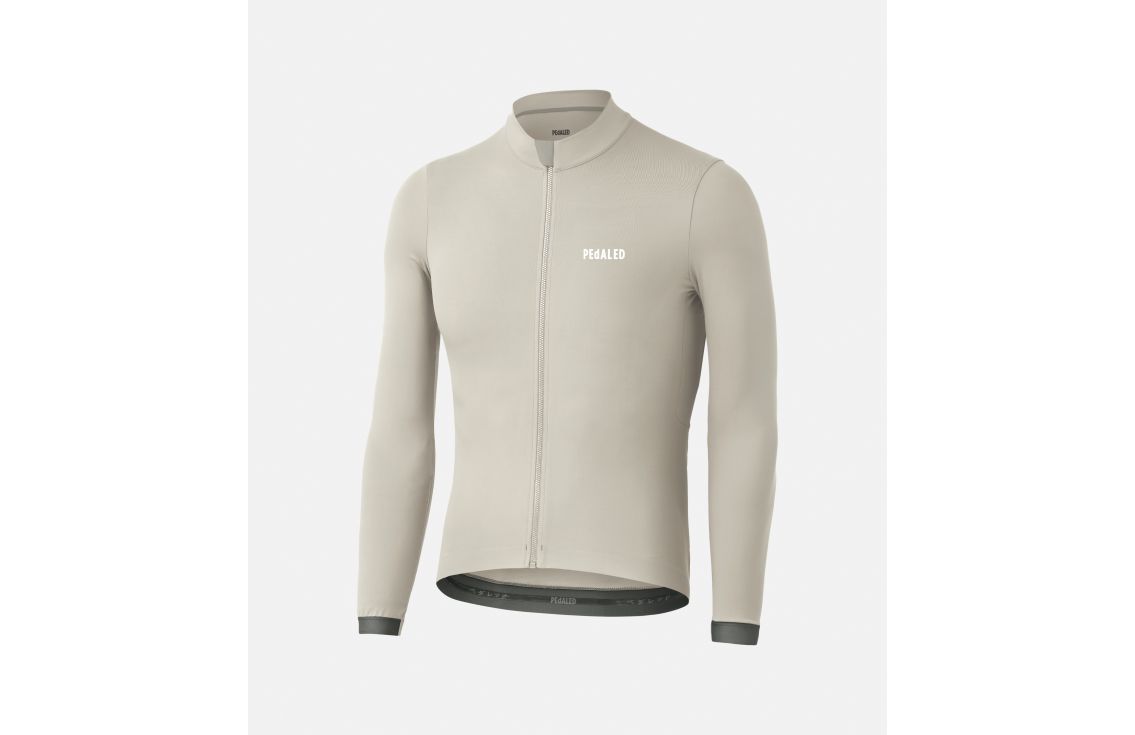 Cycling Jersey off white for Men - Front - Essential | PEdALED
