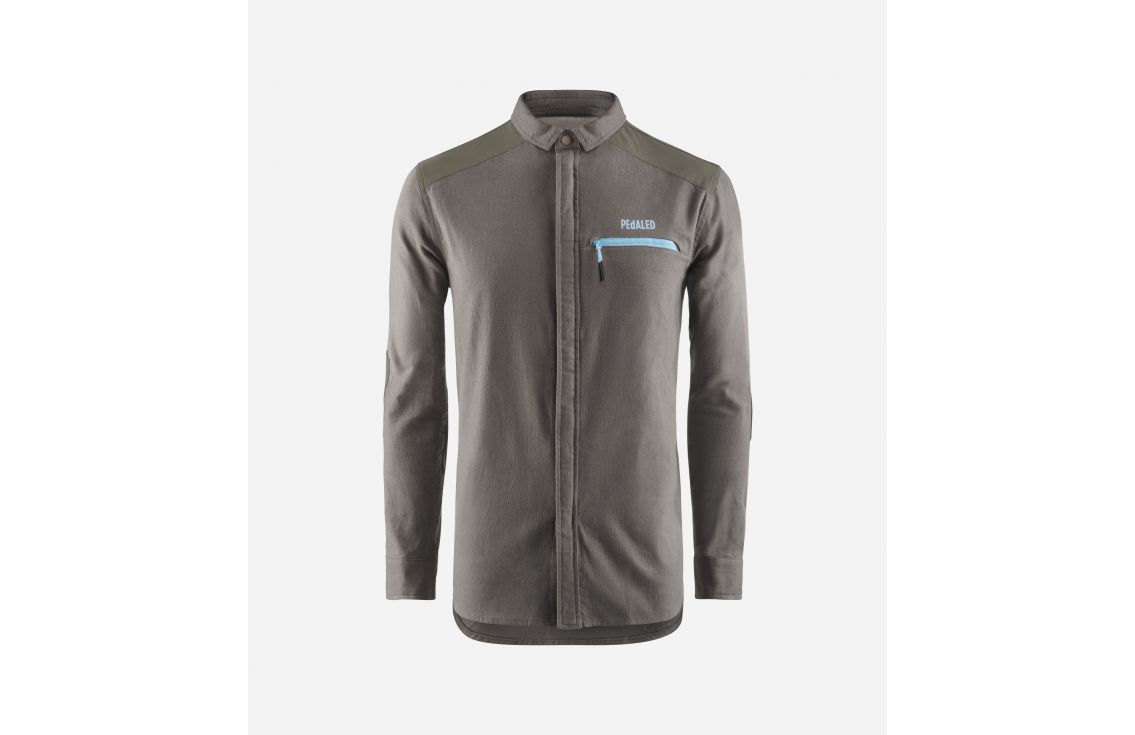 Cycling Shirt Grey for Men - Front - Jary | PEdALED
