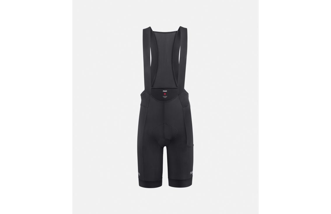 Cycling Gravel Bib Shorts Black for Men - Front - Jary | PEdALED