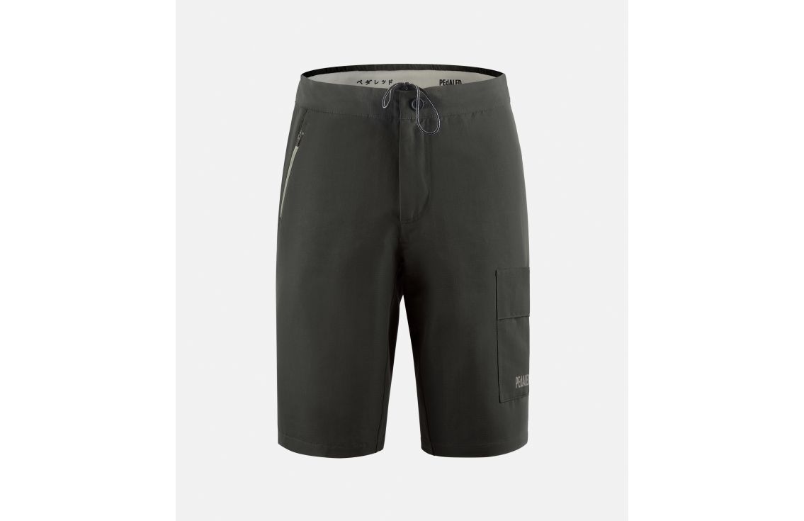 Cycling Gravel Shorts Black for Men - Front - Jary | PEdALED