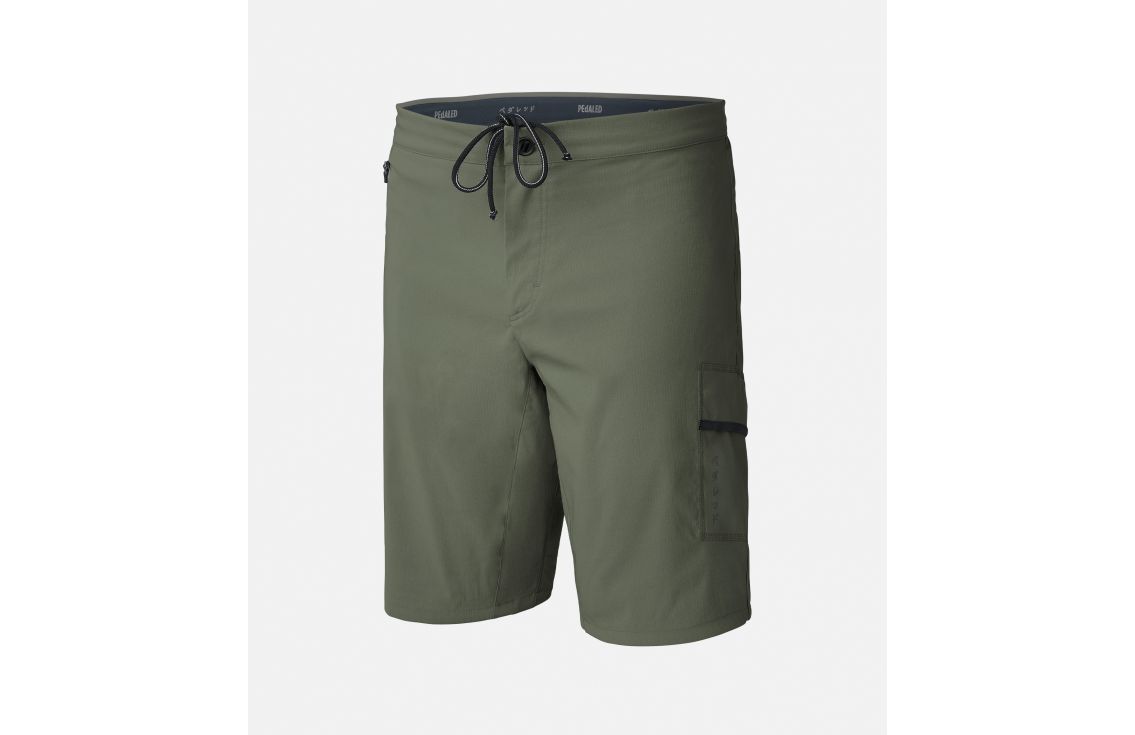 men gravel shorts green jary front pedaled