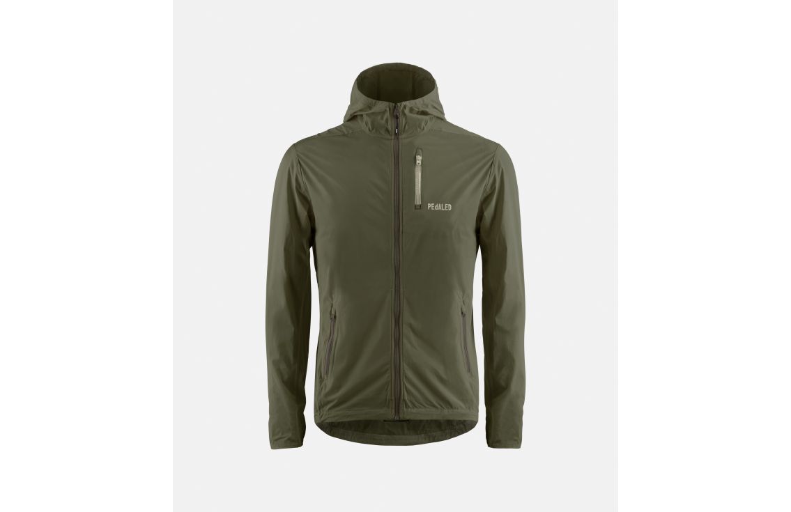 Cycling Outdoor Jacket Grey for Men - Front - Jary | PEdALED