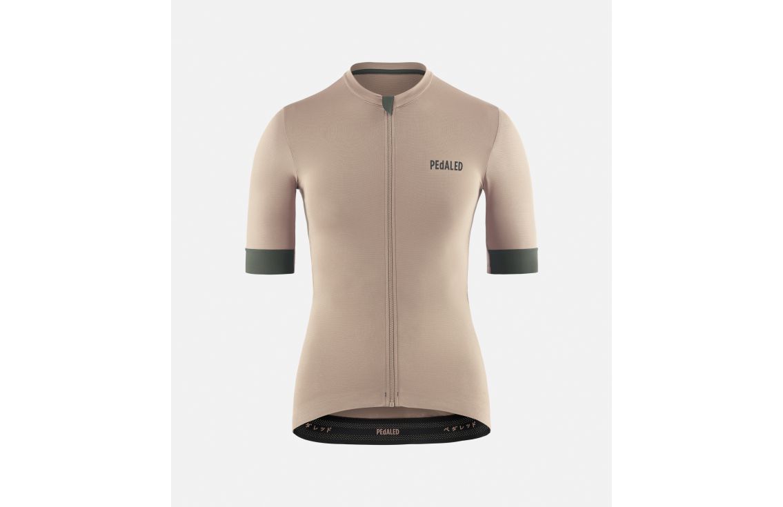 women cycling jersey desert essential front pedaled