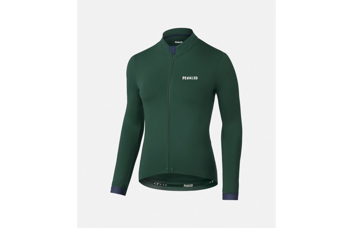Cycling Jersey Green for Women - Front - Essential | PEdALED
