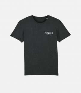 Cotton Tshirt Dark Grey for Men - Front - Logo | PEdALED
