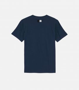 Cotton Tshirt Navy for Men - Back - Logo | PEdALED
