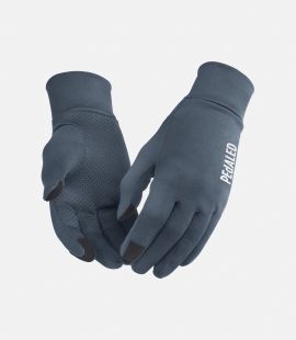 cycling gloves merino blue essential left pedaled