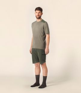 cycling gravel shorts green-jary total body front pedaled