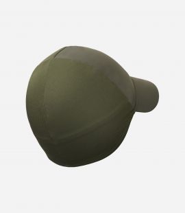 Cycling Merino Cap Green - Back - Element | PEdALED

