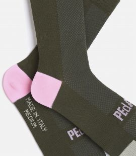 Cycling Socks Training Green - Detail - Element | PEdALED
