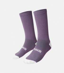 Cycling Socks Purple Unisex - Front - Essential | PEdALED
