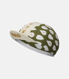 japanese bandana cycling cap olive green front pedaled