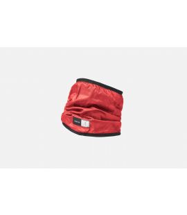 men alpha cycling neck warmer coral red tokaido pedaled detail back