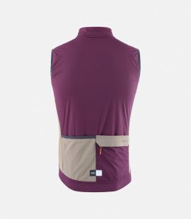 Cycling Alpha Vest Purple for Men - Back - Odyssey | PEdALED
