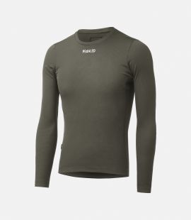 men cycling baselayer grey odyssey still life front pedaled