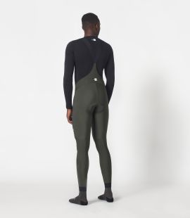 men cycling winter tight green essential total body back | PEdALED
