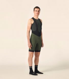 men cycling bibshort green odyssey total body front pedaled