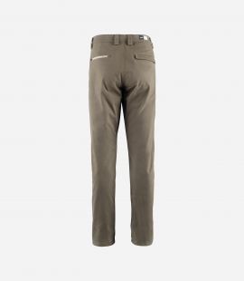 Cycling Cotton Pants Green for Men - Back - Lifewear | PEdALED
