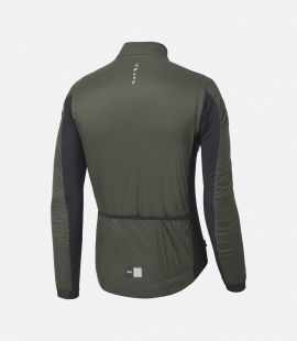 Cycling Jacket Grey for Men - Back - Essential | PEdALED
