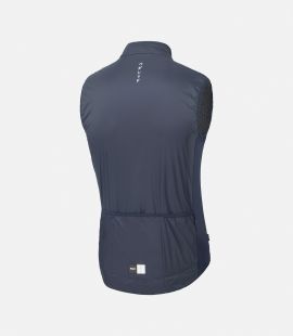 Cycling Vest Blue for Men - Back - Essential | PEdALED
