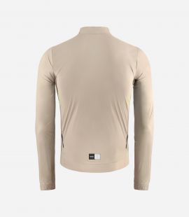 Cycling Waterproof Jacket Off White for Men - Back - Element | PEdALED

